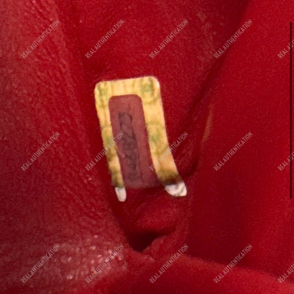 USED CHANEL Lambskin Quilted Small Double Flap Red - Picture 14 of 15